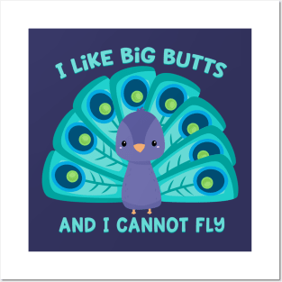 I Like Big Butts and Cannot Fly Posters and Art